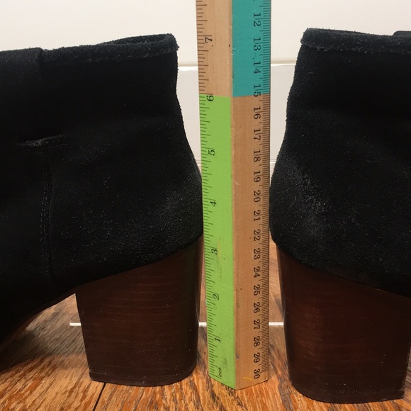 Black suede ankle boot Splendid - Picture 12 of 13